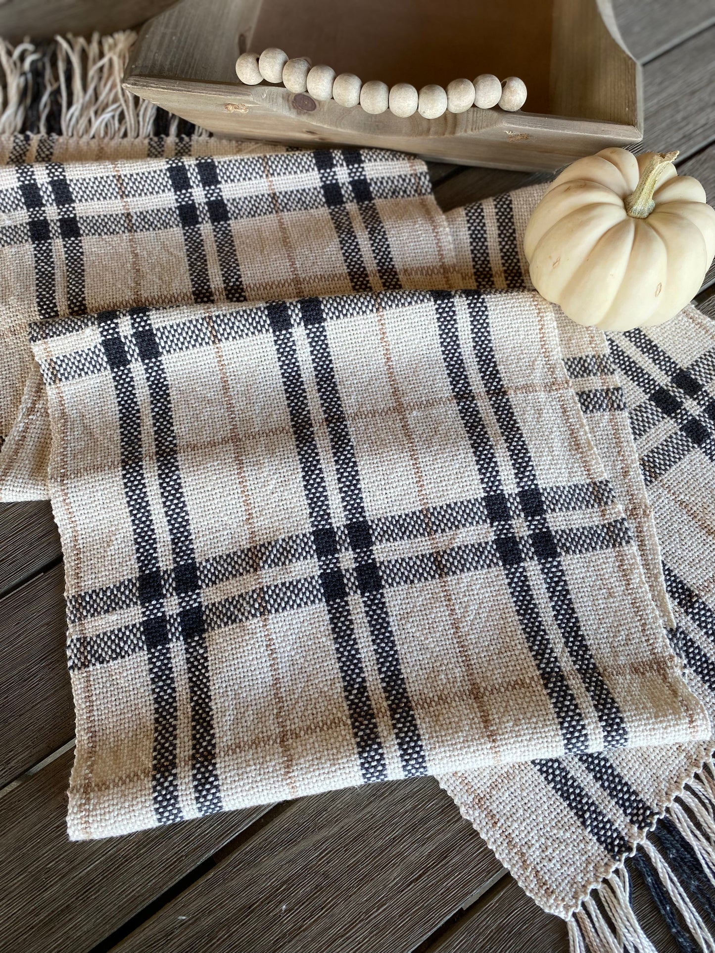 Rigid Heddle Weaving Pattern: Timeless Plaid Scarf