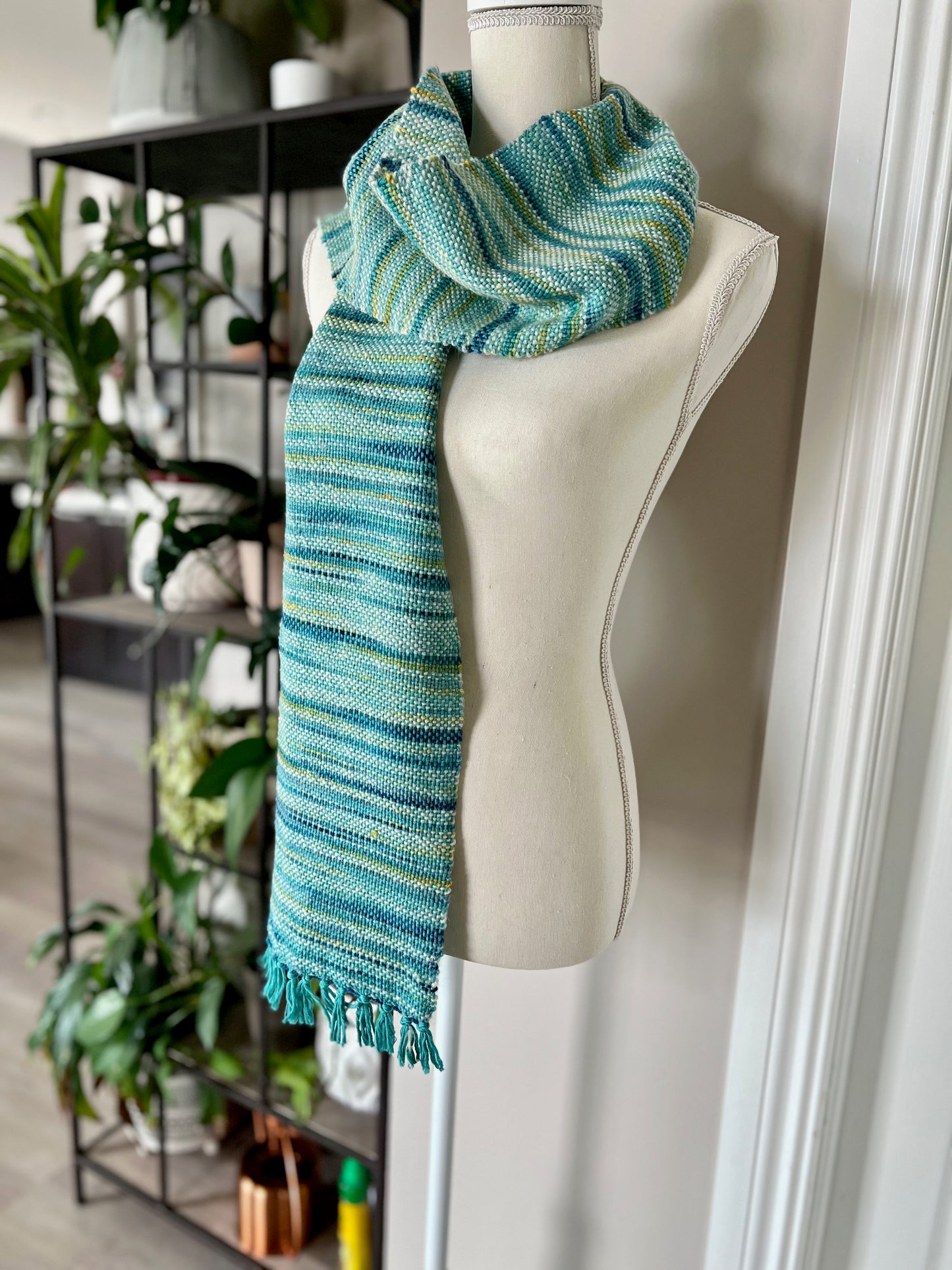 Marella Alapaca & Cotton Striped Scarf
