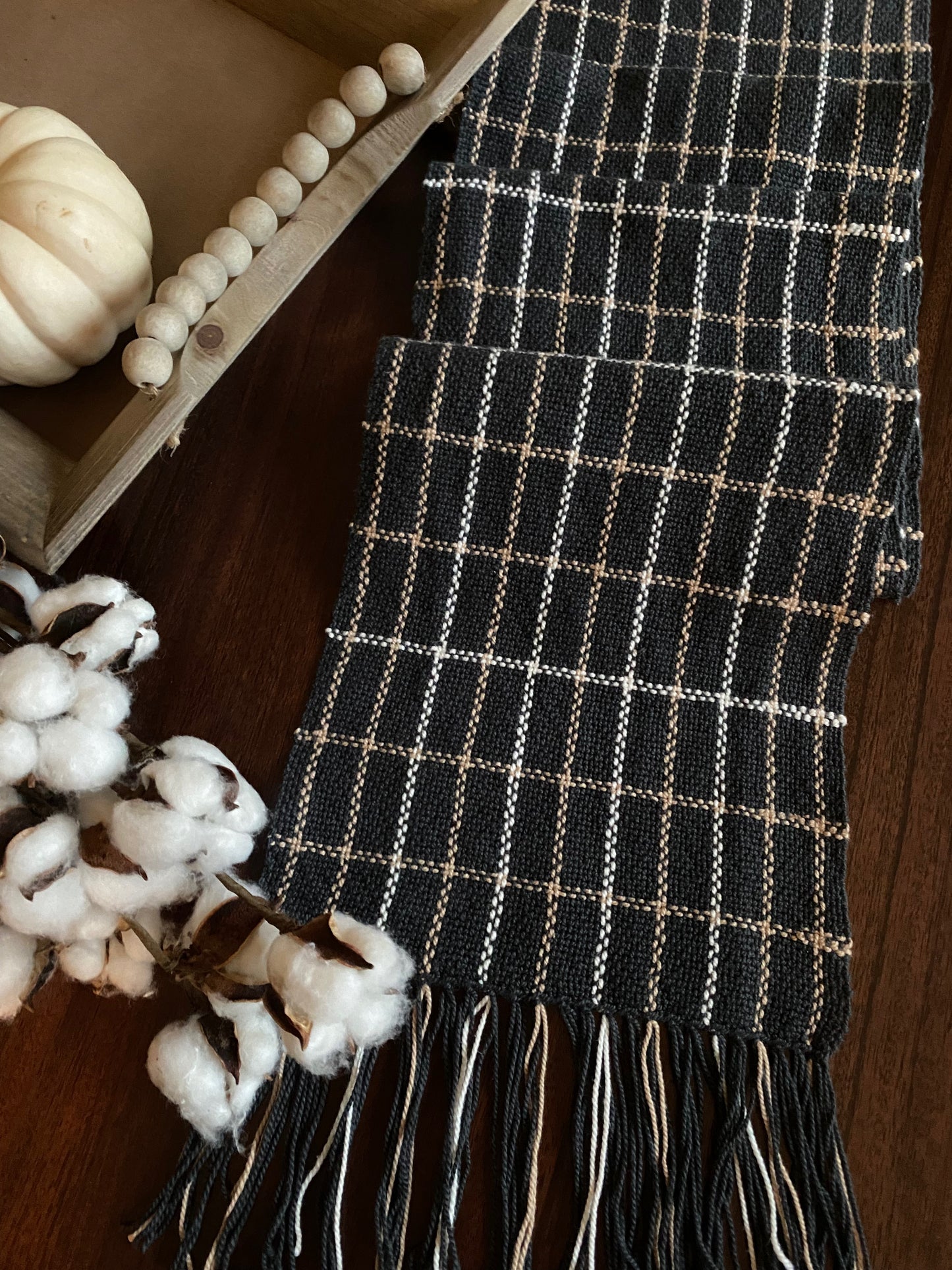 Rigid Heddle Weaving Pattern - Checkered Table Runner