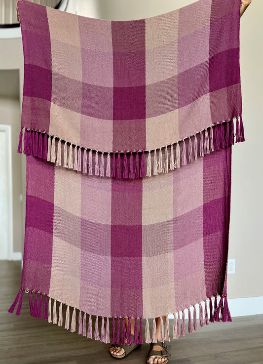 Bamboo Color Block Blanket