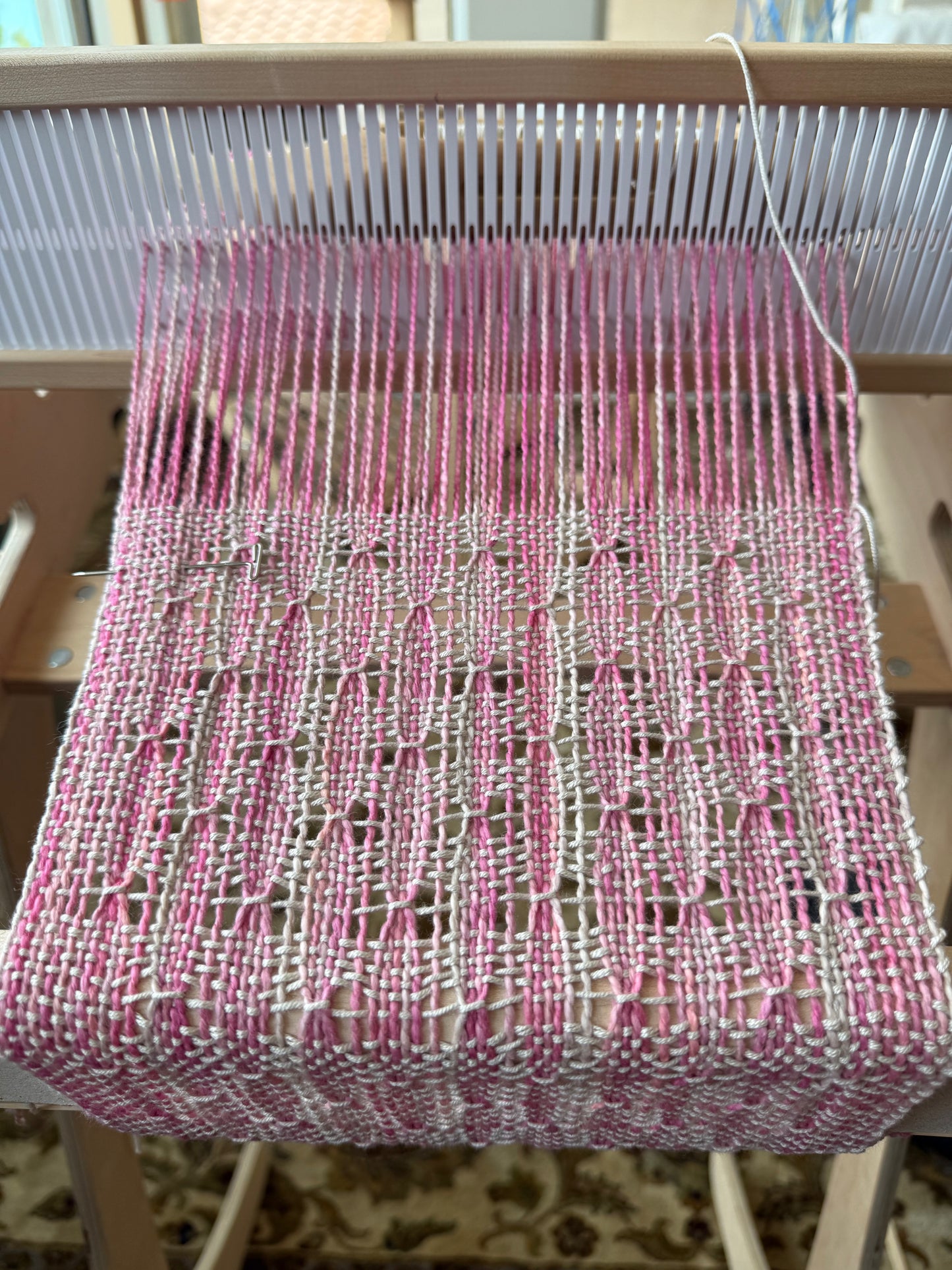 Rigid Heddle Weaving Pattern PDF - Hourglass Scarf
