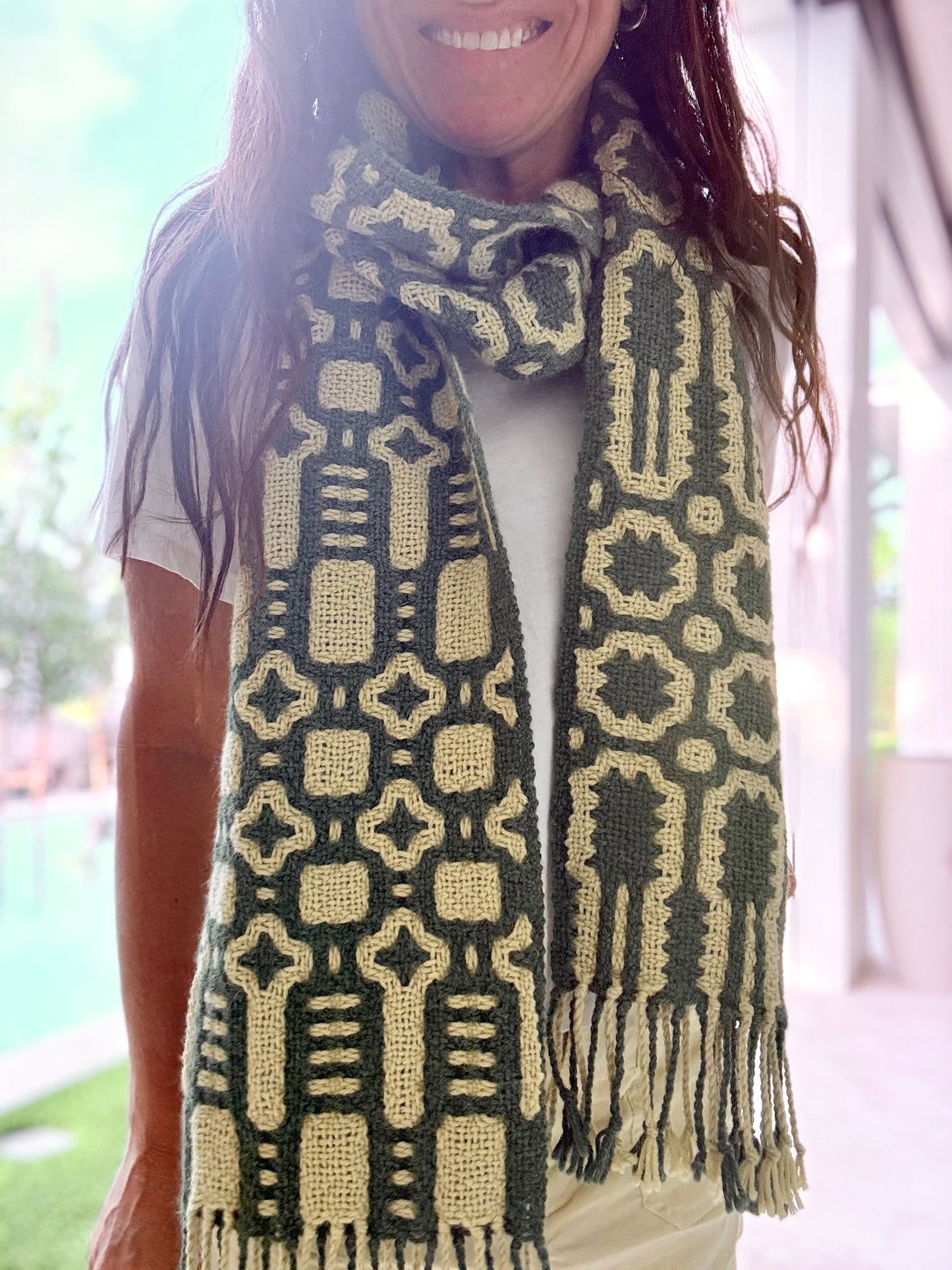 8-Shaft Weaving Pattern PDF & WIF - Keystone Scarf