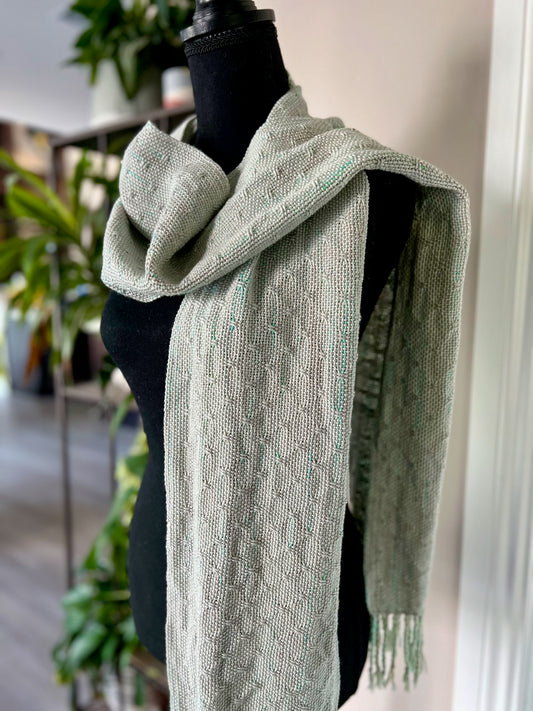 Sea Glass Hand-dyed Scarf